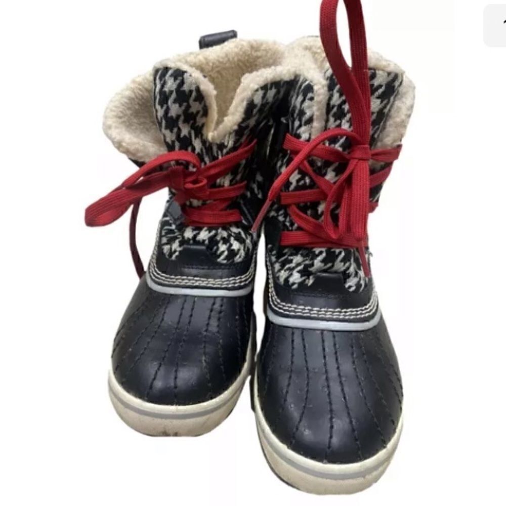 Sorel Waterproof Tivoli Black Womens Winter Boots NL1631-639 Size US 6